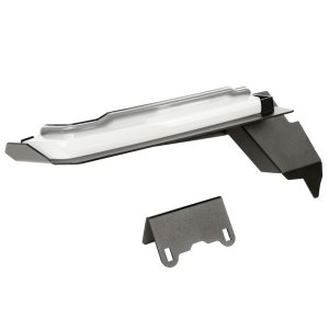 Jeep Wrangler Fender Flares - Front - Rugged Ridge - Chop Brackets w/Daytime Running Lights - Black - `18-`22